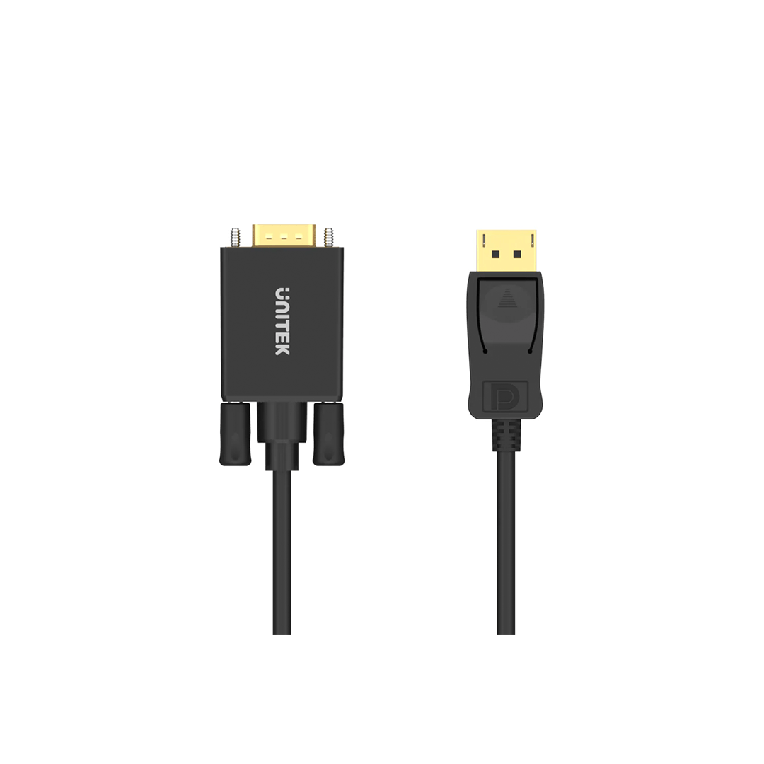 Unitek DisplayPort to VGA Cable 1.8M in Qatar Unitek DisplayPort to VGA Cable 1.8M in Qatar
